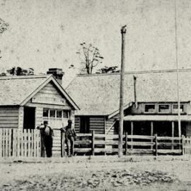 Greymouth Telegraph Office and Post Office.1867.  - 2 PHOTOS -