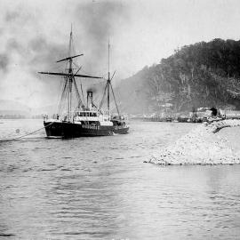 Union Steam Ship Company's "Omapere".ca. 1884.