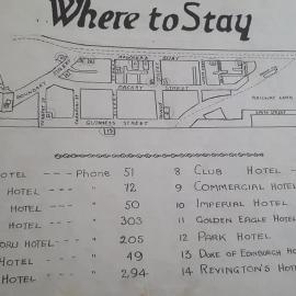 Greymouth hotel guide, 1943 