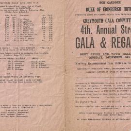 Duke of Edinburgh Hotel, 4th Annual Street Regatta.1955.  - 2 PHOTOS -
