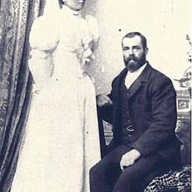 Caroline Burrough marriage to George Thompson Park at Okarito.  2nd Jan 1894.