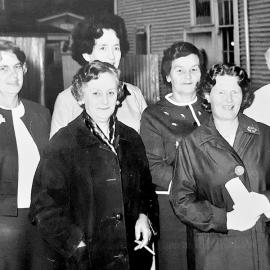  Topsy Guenole, Bessie Sinclair, Pat Rankin, Aggie Brereton, Olive Milne, Cath Daly.Kumara.1960`s.