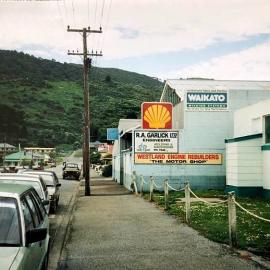 R.A.Garlick Ltd Engineers in Murray Street, Greymouth. ca.1995.