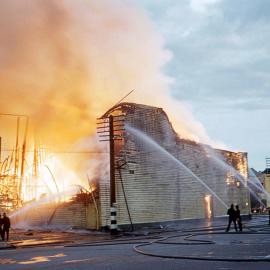 Greymouth Opera House fire, 8 February, 1958.
