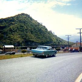 Greymouth Xmas 1973. Dads 1970 Valiant in the foreground.