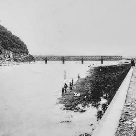 Whitebaiting, Grey River.Late 1800`s and 1958 .  - 2 PHOTOS -