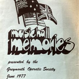 Greymouth Operatic Society - Music Hall Memories,1977  *PHOTO ALBUM*