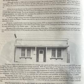 Greymouth Operatic Society - a history