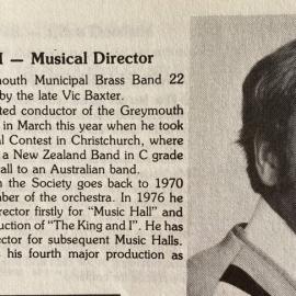 Alan Wisdom - Musical Director.