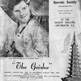 Greymouth Operatic Society - The Geisha  *PHOTO ALBUM*