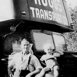 Gary Turnbull and his Grandad - Herb Leach, Ruggs Transport.