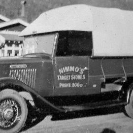 Nimmo's van, Bright Street, Cobden.