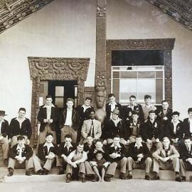Cobden Rugby team in Rotorua. 1950’s.