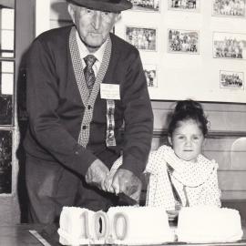 Herbert Williams taken at the Nelson Creek School Centennial Celebrations in 1975.