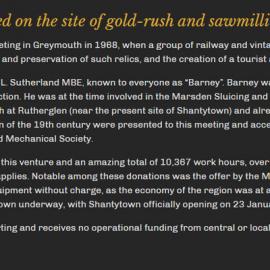 Barney Sutherland, Shantytown founder