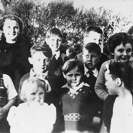 Children  from the Kumara area