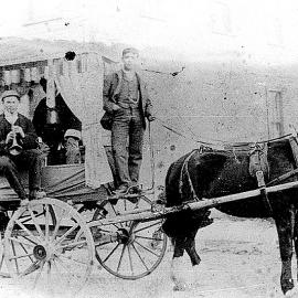  A Chinese musical ensemble  taking part in a procession.Greymouth.ca.1900.