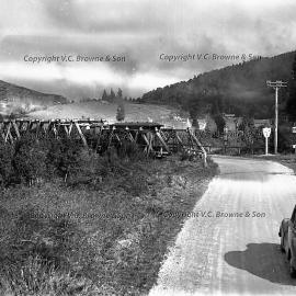 Inangahua Road/ Rail bridge. 13 Aug 1950.