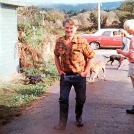 Norman Silcock at Larrys Creek, early 1980's.