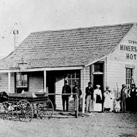 Miners Rest Hotel, Westport.ca.1890`s.