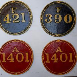 Old Rewanui carriage plates.