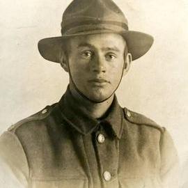 Sam Taylor of Ngahere - sweetheart of Helen McGregor of Blacks Point.1918.  - ALBUM -