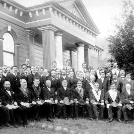 Freemason Lodge on Shiel Street Reefton. ca.1920`s.