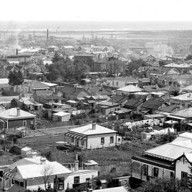 Elevated picture of Greymouth.