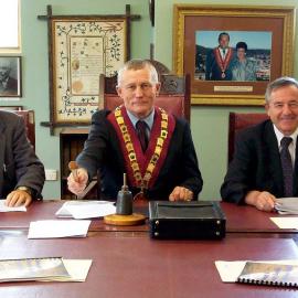 Grey District Council Mayor, Deputy Mayor and a past Mayor, 2009