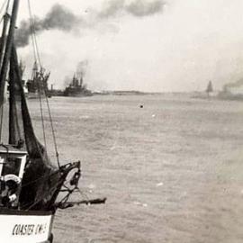  ALBUM - Shipping in Grey Harbour .ca.1940`s.   