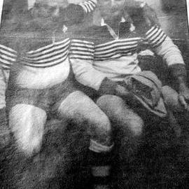 Percy Hurren and Paul Teen at The Golden Oldies World Tournament held in Auckland, 1987.