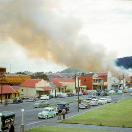 Opera House fire.Greymouth. 1958.