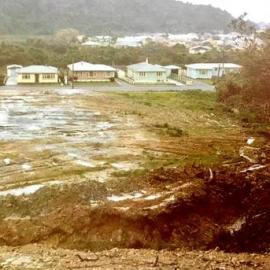  No.12. Coates Street at the start of the Lockwood house build.Greymouth.1975.