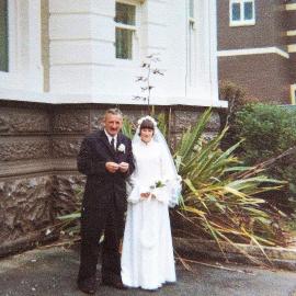 Jim Case , known as the FOX, with his daughter Cheryl, Greymouth.