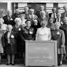 Rotomanu Inchbonnie pupils 1900-1920 - 75th Jubilee.