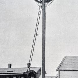 700 Candle Light Gas Lamp...Railway yard Westport.