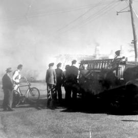 House fire, Westport.ca.1954.