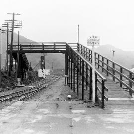 Railway foot bridge at Stillwater.ca.1970.