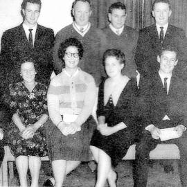 Civil Defence Group receive First Aid  certificates at Greymouth Police Station.ca.1960`s