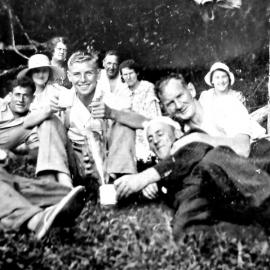 Picnic at Woodpecker Bay 1935.