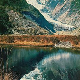 Reflections, Franz Josef Glacier, Westland. 1950`s.