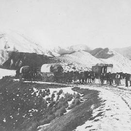 Porters Pass, West Coast Road.ca.1900`s.