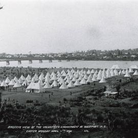 Volunteer camp, Westport, 1898