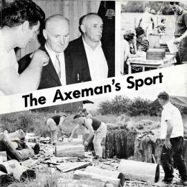 Woodchopping  - Totara Flat. 1965.