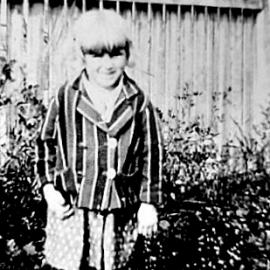 My cousin Dorothy June Fowler nee McMaster aged 4 in Reefton.