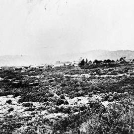 Looking north to the town of Charleston 1860's.
