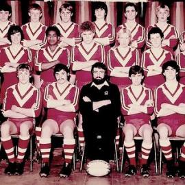 West Coast Rugby League - Under 17 Tournament Team. 1984.