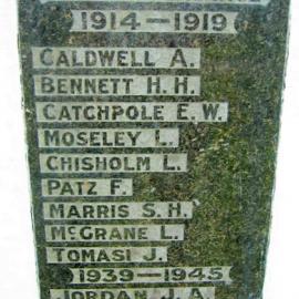 Seddonville war memorial.    - ALBUM -