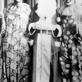 These clowns made appearances at all Street Processions and gala days.