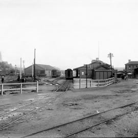Greymouth train station circa 1900